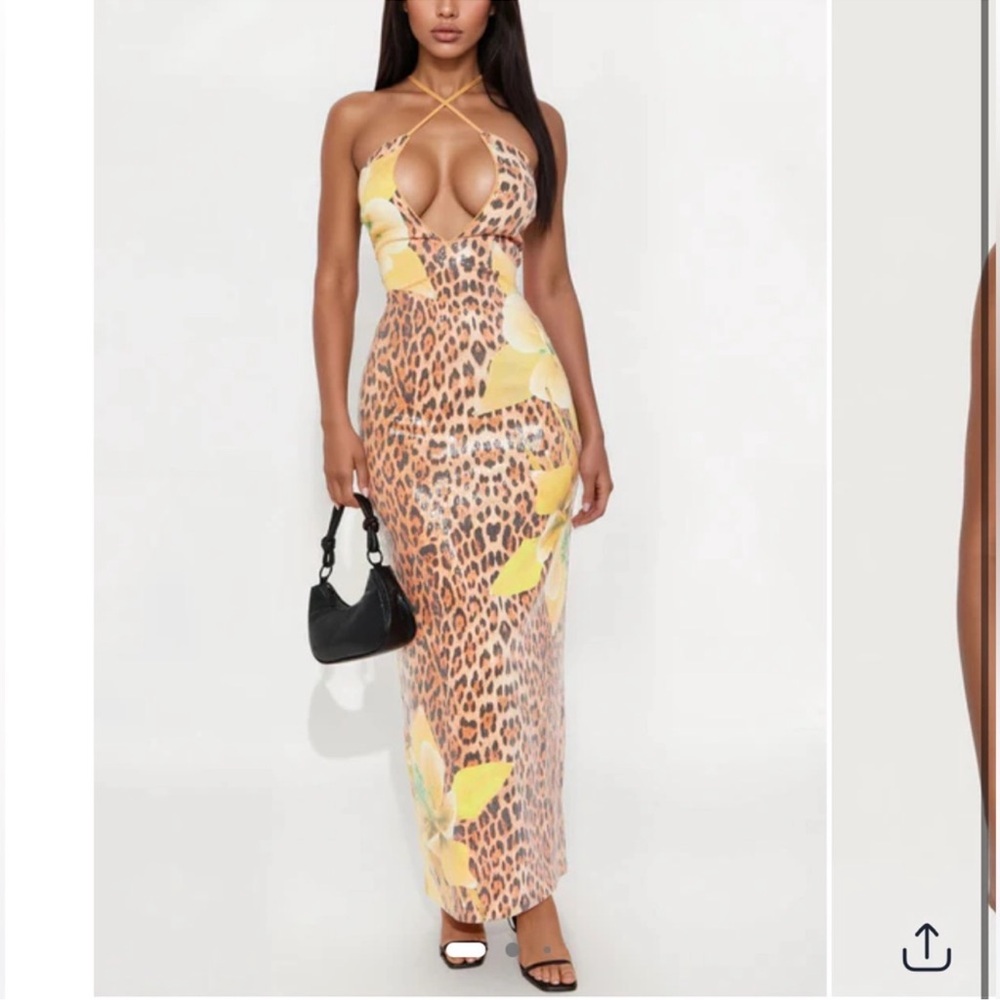 Fashion Nova sequins dress , M